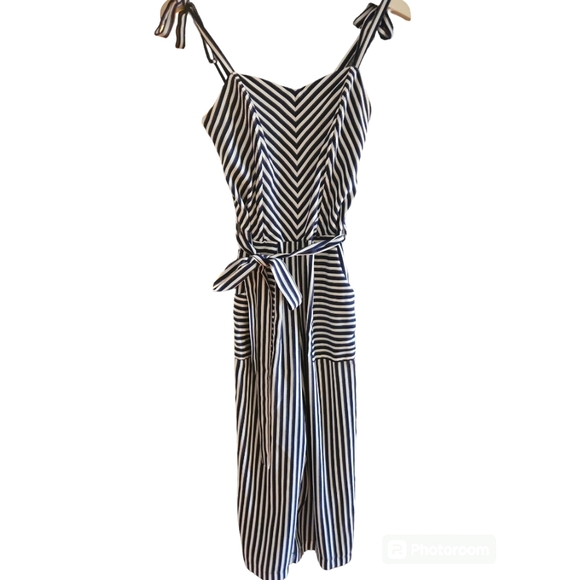 Pants - Stripped Romper